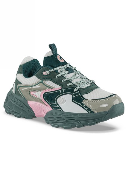 Tenis Urbanos Kewel Verde Osc Los Gomosos Para Niña