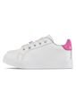 Tenis Casuales Haggis Blanco-Fucsia Los Gomosos Para Niña de Los Gomosos