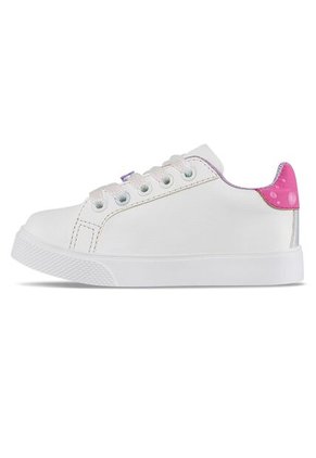 Tenis Casuales Haggis Blanco-Fucsia Los Gomosos Para Niña