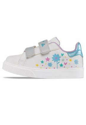 Tenis Casuales Stimpy Blanco-Azul Los Gomosos Para Niña
