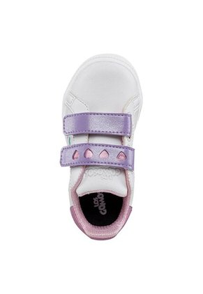 Tenis Casuales Reny Blanco-Rosa Los Gomosos Para Niña
