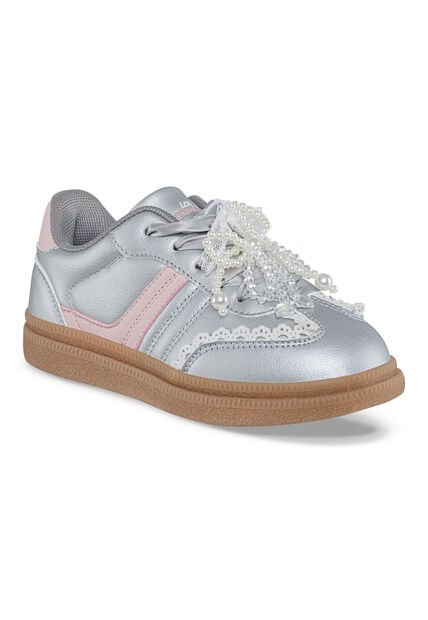 Tenis Casuales Tagal Plata-Rosa Los Gomosos Para Niña