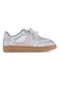 Tenis Casuales Tagal Plata-Rosa Los Gomosos Para Niña de Los Gomosos