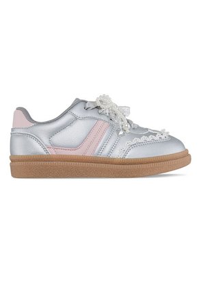 Tenis Casuales Tagal Plata-Rosa Los Gomosos Para Niña