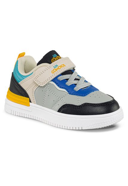 Tenis Karun Gris-Azul Para Niño Los Gomosos