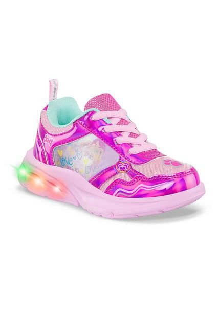 Tenis Con Luces Manla Fucsia Para Niña Los Gomosos