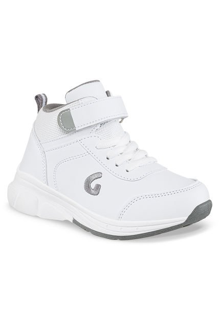 Tenis Escolares Colegby Blanco Para Niño Y Niña Los Gomosos