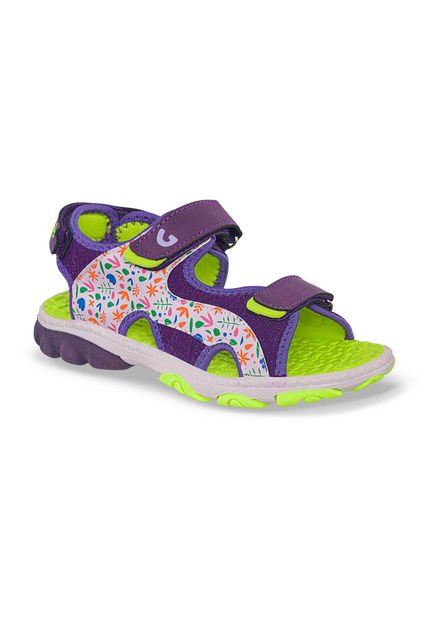 Sandalias Rasmu Morado Para Niña Los Gomosos
