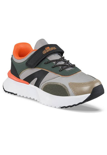 Tenis Urbanos Zeper Gris Para Niño Los Gomosos