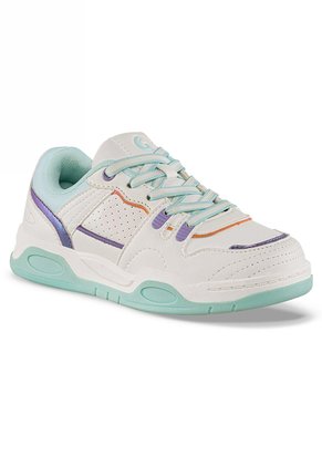 Tenis Urbanos Samien Blanco-Azul Los Gomosos Para Niña