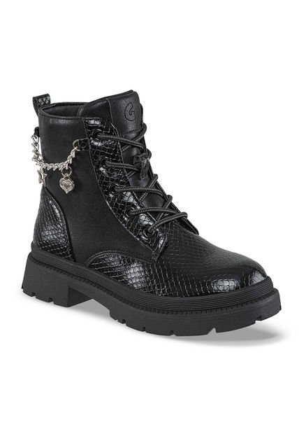 Botas Zikmo Negro Para Niña Los Gomosos