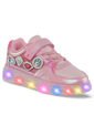 Tenis Luces Gerfy Rosa Para Niña Los Gomosos de Los Gomosos