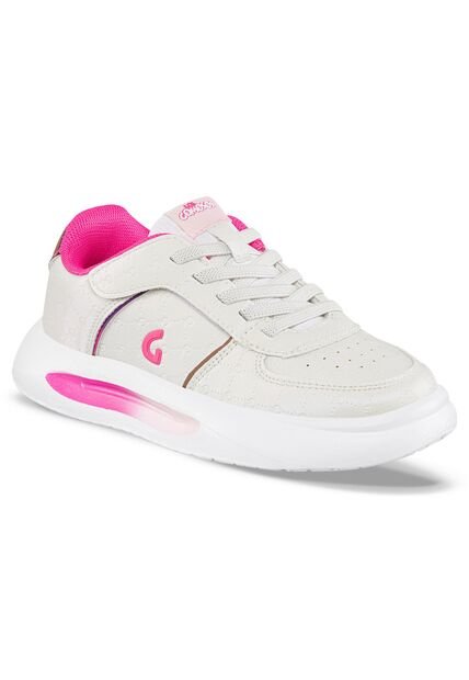 Tenis Urbanos Comarin Blanco-Fucsia Los Gomosos Para Niña