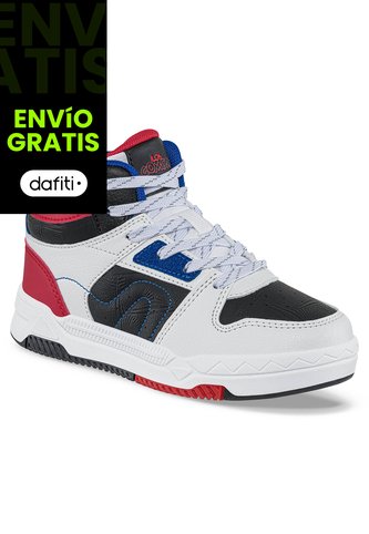 Tenis Urbanos Amfer Blanco-Rojo Para Niño Los Gomosos Los Gomosos