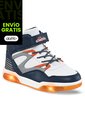 Tenis Con Luces Trew Azul O-Nar Para Niño Los Gomosos de Los Gomosos