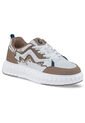 Tenis Urbanos Zecol Blanco-Café Los Gomosos Para Niño de Los Gomosos