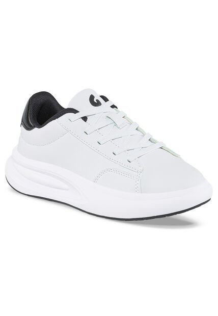 Tenis Urbanos Kinfer Blanco-Negro Para Niño Los Gomosos