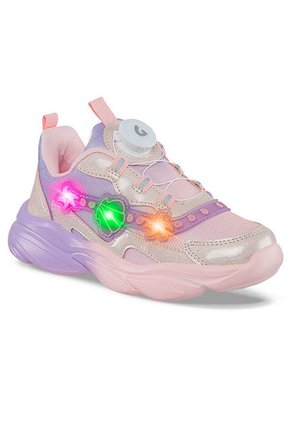 Tenis Luces Jomir Rosa Para Niña Los Gomosos