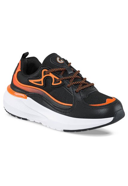 Tenis Urbanos Giler Negro Para Niño Los Gomosos