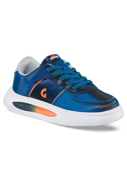 Tenis Urbanos Saxio Azul Para Niño Los Gomosos