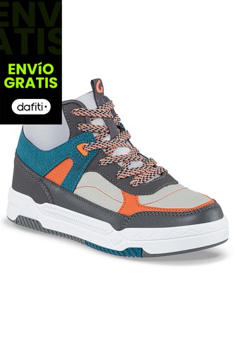 Tenis Urbanos Waley Gris Para Niño Los Gomosos Los Gomosos