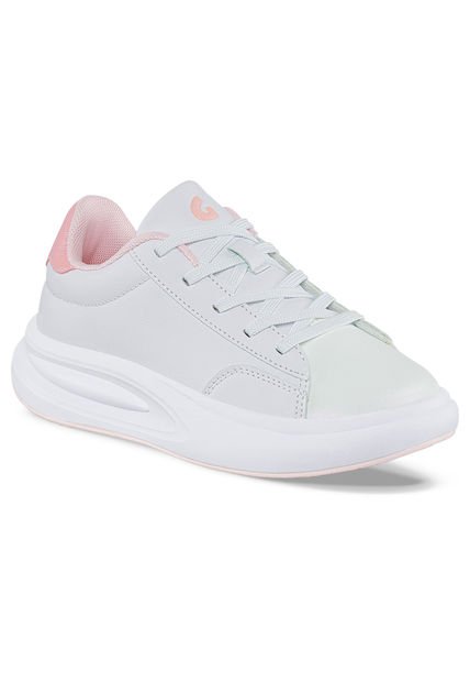 Tenis Urbanos Dakal Blanco-Rosa Para Niña Los Gomosos
