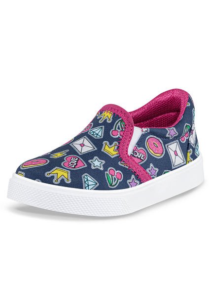 Tenis Tess Azul Osc Para Niña Los Gomosos