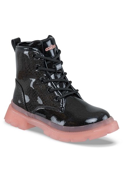 Botas Zemin Negro Para Niña Los Gomosos