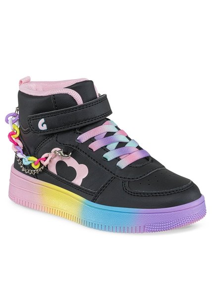 Botas Zunhe Negro Para Niña Los Gomosos