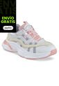 Tenis Urbanos Gevon Blanco-Gris Los Gomosos Para Niña de Los Gomosos