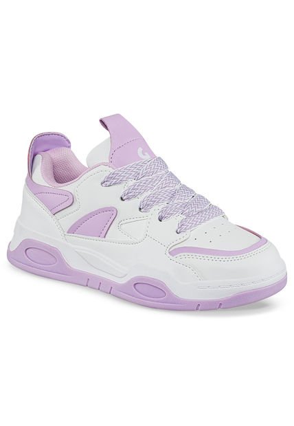 Tenis Rofit Blanco-Mora Para Niña Los Gomosos