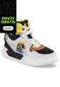 Tenis Urbanos Pidar Blanco-Negro Los Gomosos Para Niño de Los Gomosos