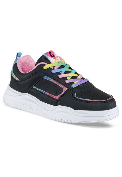 Tenis Leril Negro Para Niña Los Gomosos