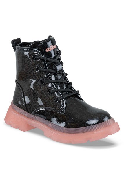 Botas Zemin Negro Para Niña Los Gomosos
