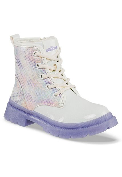 Botas Zemin Blanco Para Niña Los Gomosos