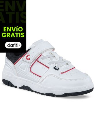 Tenis Urbanos Pifot Blanco-Negro Los Gomosos Para Niño Los Gomosos