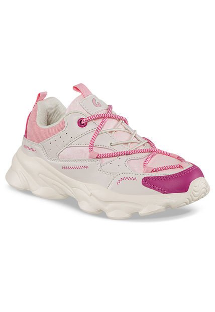 Tenis Lonar Beige-Fucsia Para Niña Los Gomosos