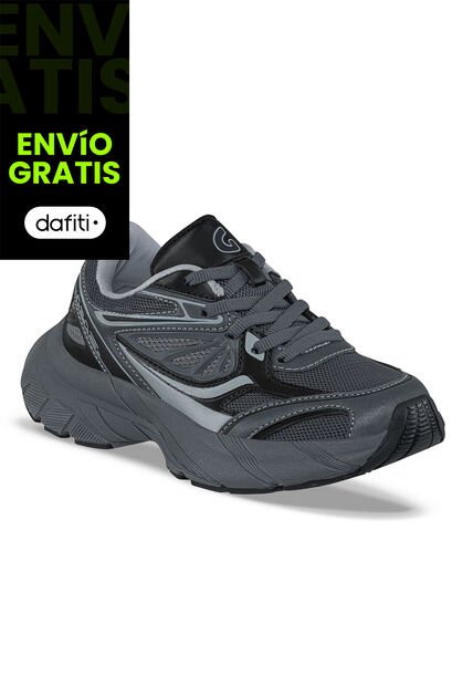 Tenis Urbanos Rubak Gris Osc Los Gomosos Para Niño