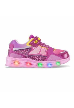 Tenis Con Luces Bawy Fucsia Para Niña Los Gomosos