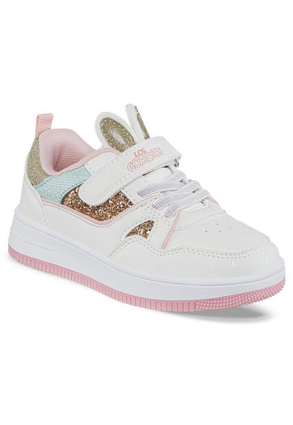Tenis Folar Blanco-Rosa Para Niña Los Gomosos