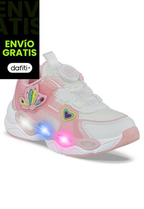 Tenis Con Luces Zadom Rosa Los Gomosos Para Niña