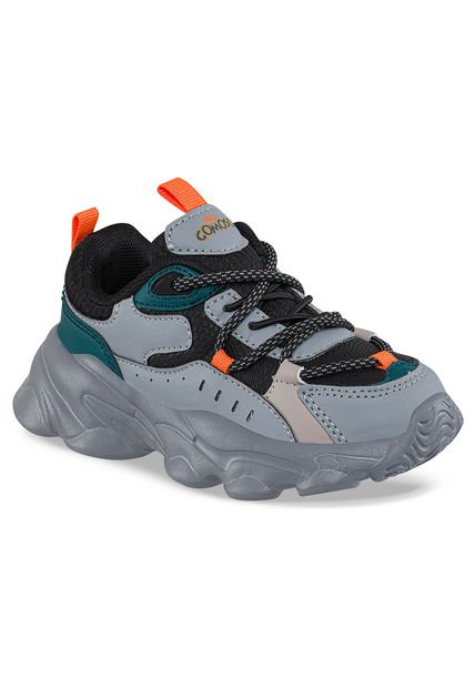 Tenis Nizza Gris Para Niño Los Gomosos