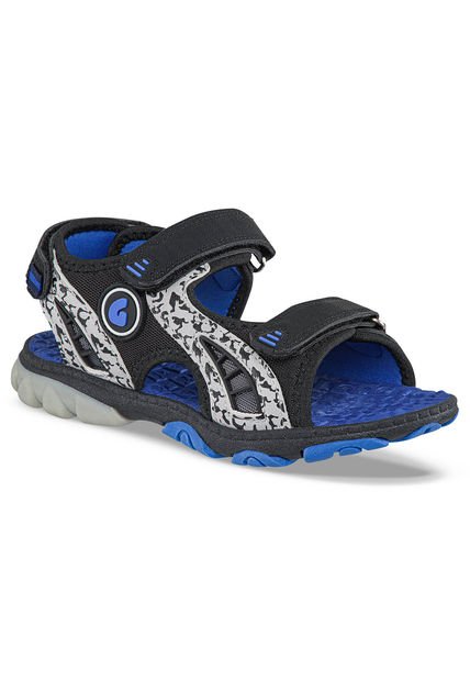 Sandalias Plum Negro Para Niño Los Gomosos