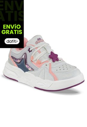 Tenis Urbanos Riboty Beige-Coral Los Gomosos Para Niña