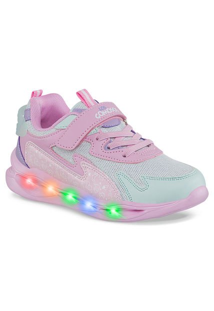Tenis Luces Nula Rosa Para Niña Los Gomosos
