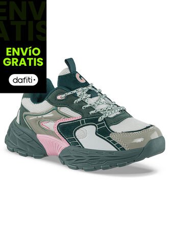 Tenis Urbanos Kewel Verde Osc Los Gomosos Para Niña Los Gomosos