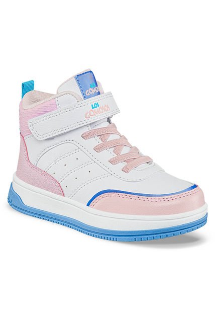 Botas Candito Blanco-Rosa Para Niña Los Gomosos