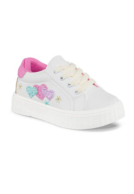 Tenis Tabita Blanco-Rosa Para Mujer Los Gomosos