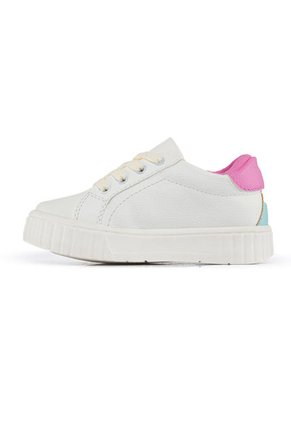 Tenis Tabita Blanco-Rosa Para Mujer Los Gomosos