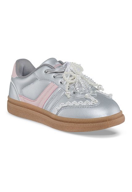 Tenis Casuales Tagal Plata-Rosa Los Gomosos Para Niña